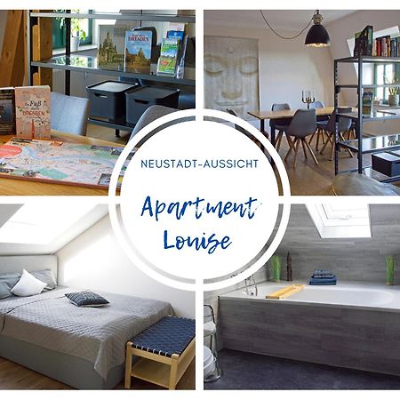 Neustadt-Aussicht - Grosse Wohnung Mit Balkon Drezda Kültér fotó