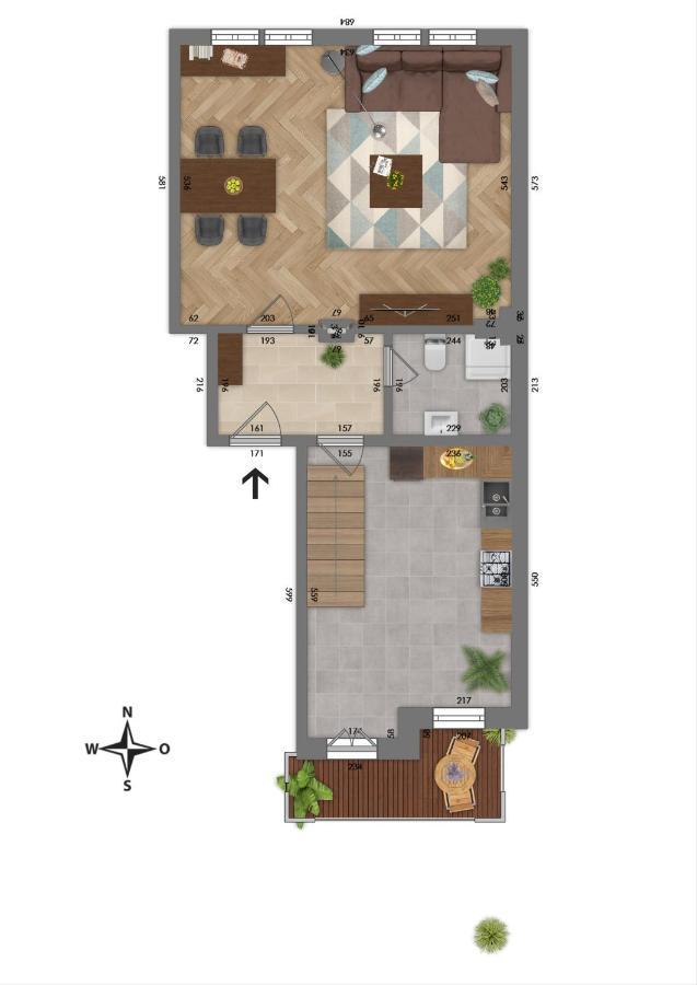 Neustadt-Aussicht - Grosse Wohnung Mit Balkon Drezda Kültér fotó