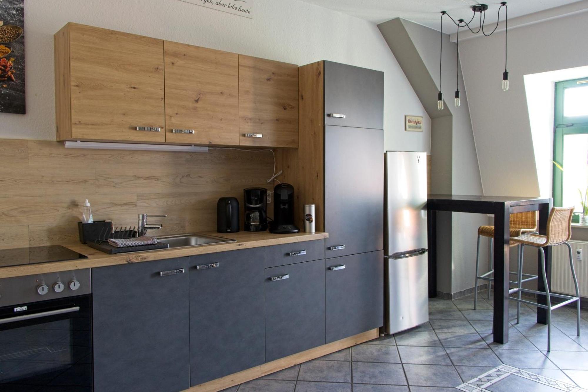 Neustadt-Aussicht - Grosse Wohnung Mit Balkon Drezda Kültér fotó